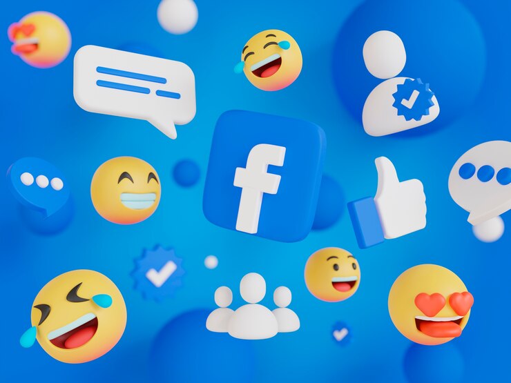Foto grátis renderização de ícones de mídia social