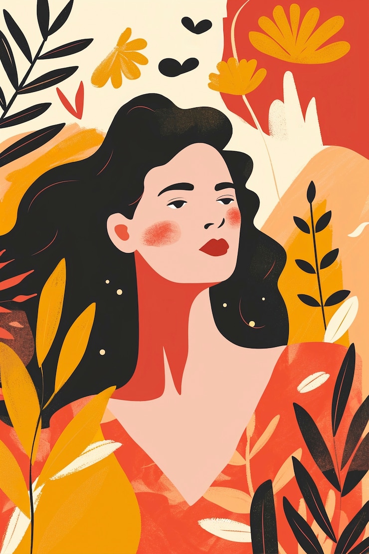 Foto grátis renderização de ilustração de arte digital de verão
