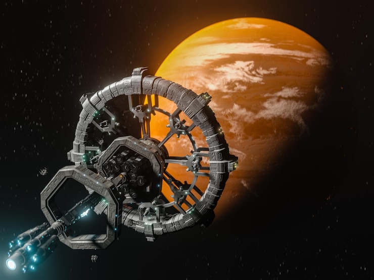 Foto grátis renderização em 3d do sistema de internet banda larga unknown planet para atender às necessidades dos consumidores