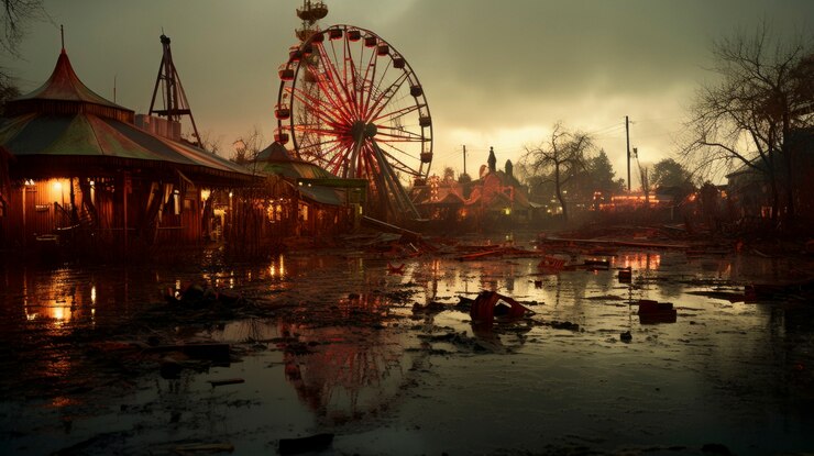 Foto grátis renderização em ambiente de retalho com atmosfera escura