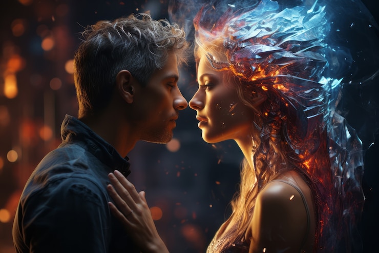 Foto grátis renderização ilustrada do avatar gêmeo
