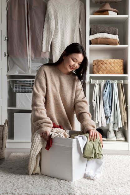 Renovação do guarda-roupa para o inverno
