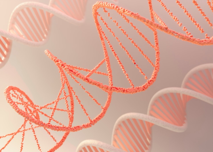 Foto grátis representação 3d do dna