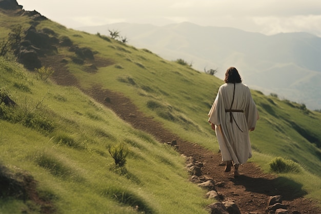 Foto grátis representação de jesus da religião cristã