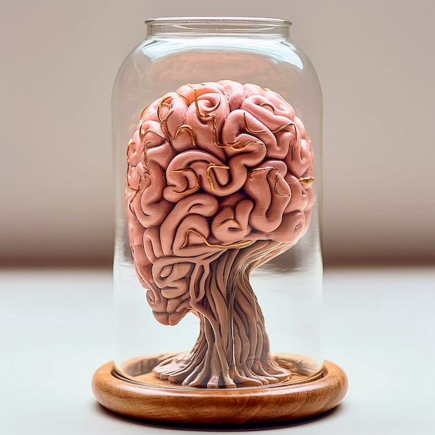 Foto grátis representação do cérebro ou intelecto humano