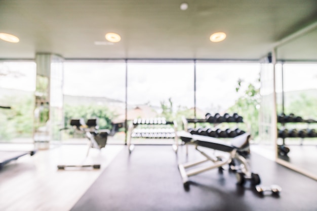 Resumo blur ginásio e sala de fitness