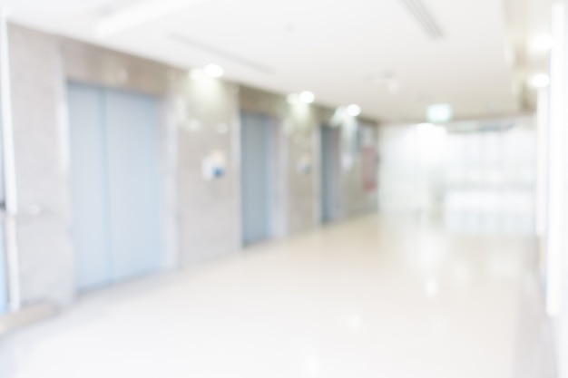 Resumo borrão hospital interior para plano de fundo