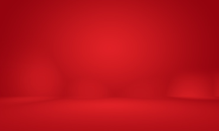 Foto grátis resumo luxo macio fundo vermelho projeto de layout dos namorados de natal, estúdio, sala, modelo da web, relatório de negócios com cor gradiente de círculo suave.
