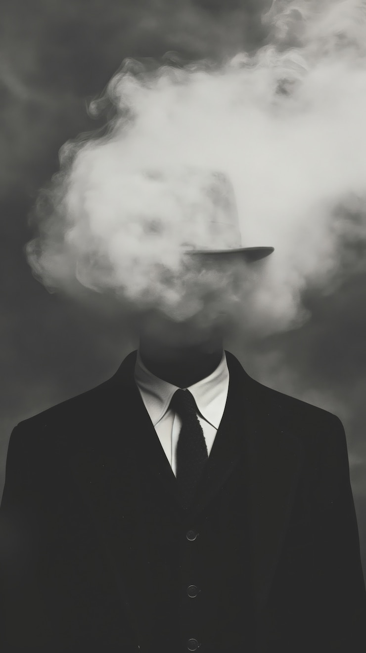 Foto grátis retrato conceitual de pessoa sobre-estimulada