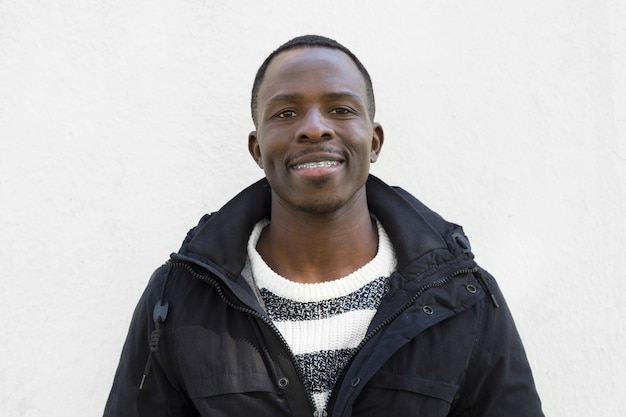 Foto grátis retrato, de, afro americano homem