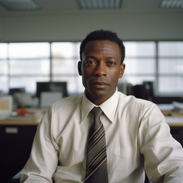 Retrato de empresário profissional e elegante