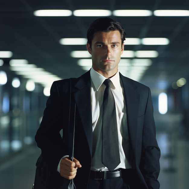 Retrato de empresário profissional e elegante