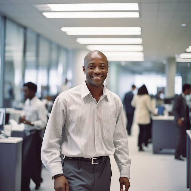 Retrato de empresário profissional e elegante