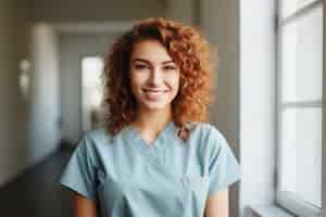 Foto grátis retrato de enfermeira no hospital