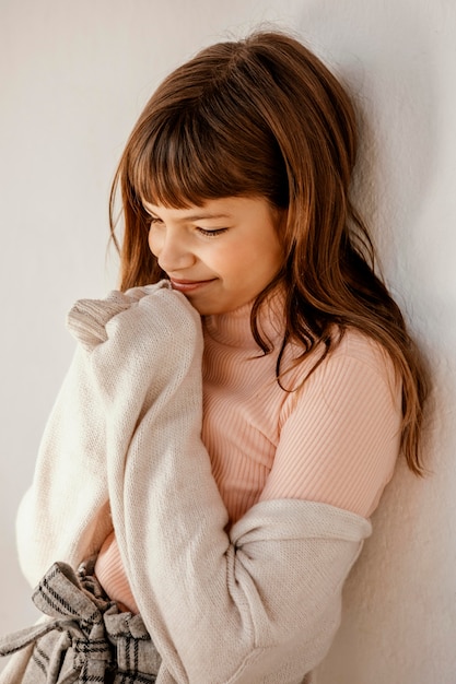 Foto grátis retrato de menina bonita