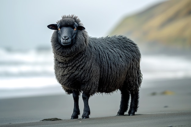 Retrato de ovelha negra