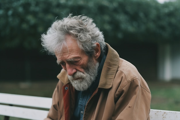 Foto grátis retrato de pessoa com depressão