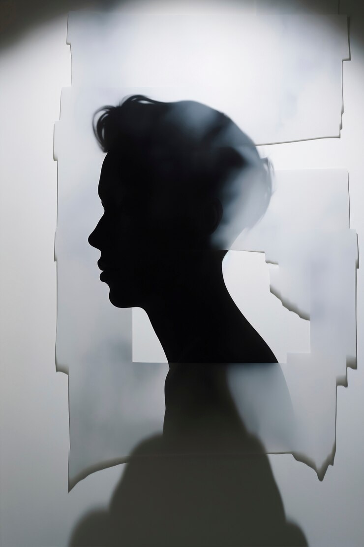 Foto grátis retrato de pessoa com metáfora visual para a memória.