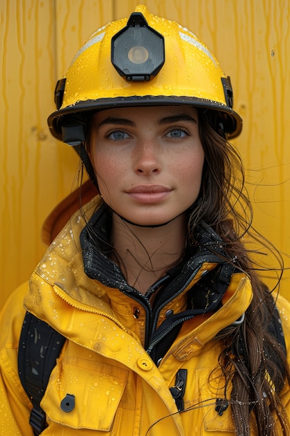 Foto grátis retrato de pessoa vestindo amarelo