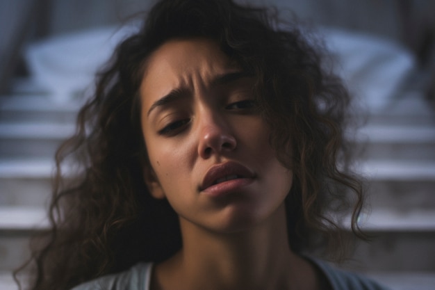 Foto grátis retrato de um adolescente que sofre de ressaca