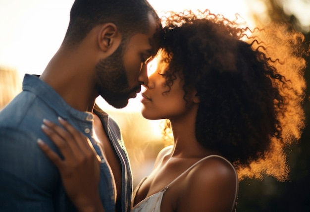 Foto grátis retrato de um casal apaixonado