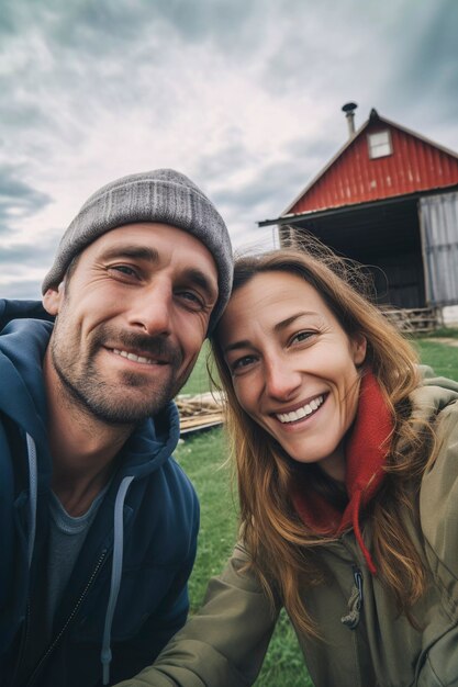 Retrato de um casal milenar que vive no campo depois de se mudar da cidade