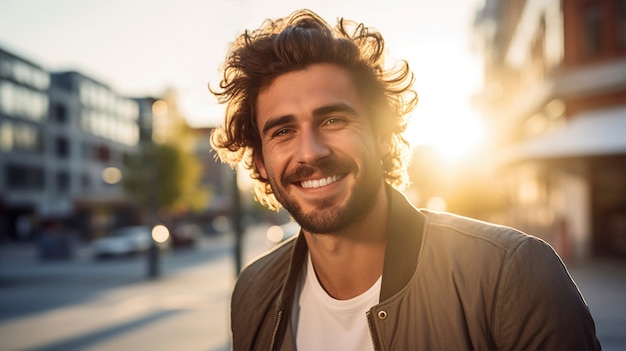 Foto grátis retrato de um homem bonito