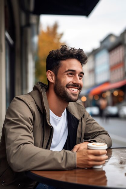 Foto grátis retrato de um homem bonito