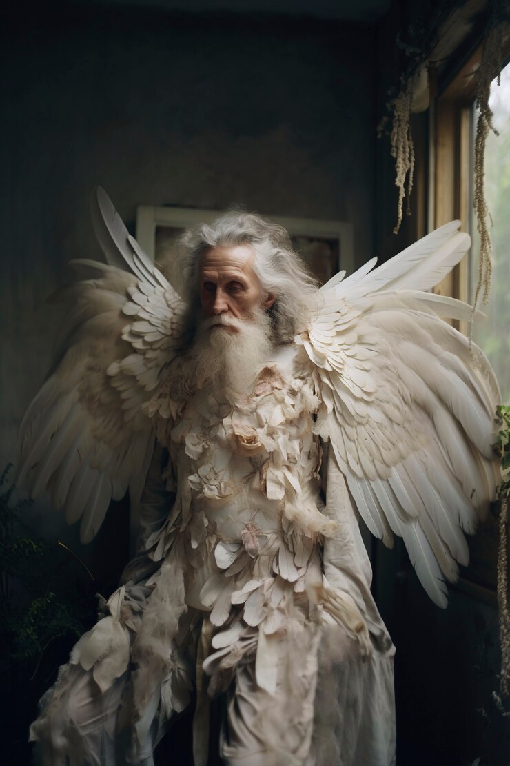 Foto grátis retrato de um ser de fantasia com a estética do núcleo das fadas