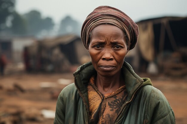 Retrato de uma mulher triste