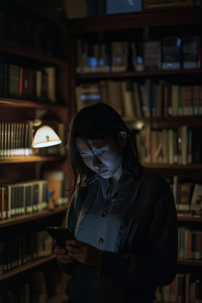 Foto grátis retrato de uma pessoa que sofre de ciberdoença por usar um dispositivo tecnológico por muito tempo