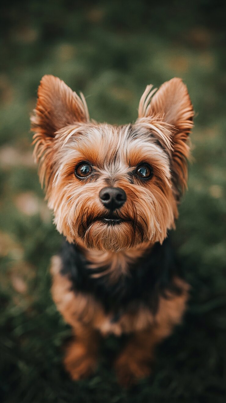 Foto grátis retrato em close-up do cão de yorkshire