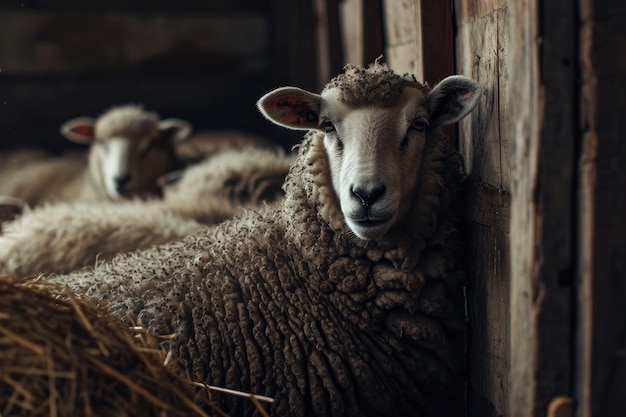 Foto grátis retrato simples de ovelha