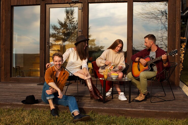 Foto grátis reunião de família comemorando o inverno