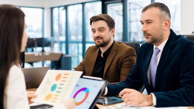 Reunião de negócios em um escritório