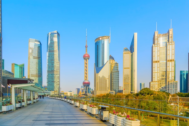 Rio arranha-céu atração água urbanos pudong