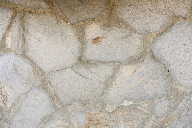 Rochas e pedras em concreto