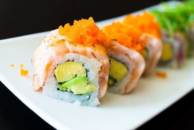 Foto grátis rolo do sushi