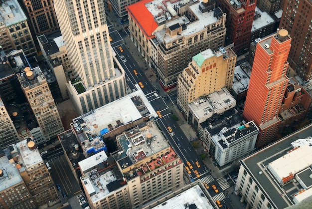 Rua de Manhattan de Nova York