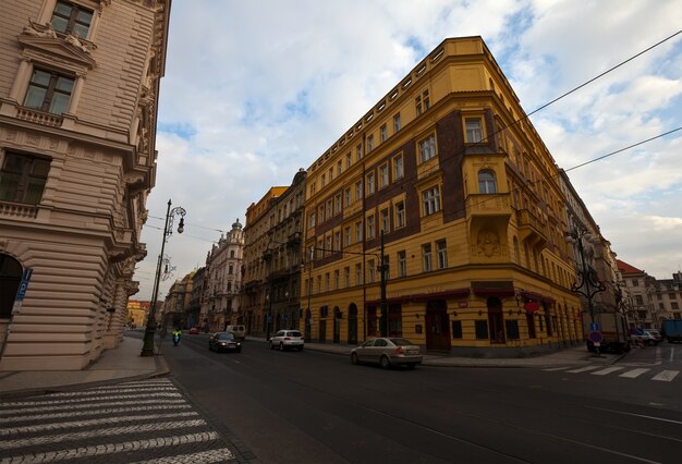 Rua em Praga, República Tcheca