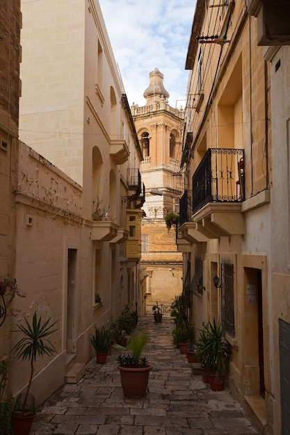 Rua na cidade mediterrânea