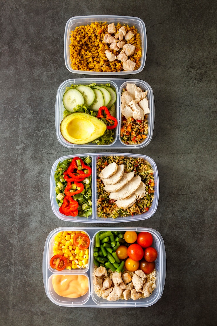 Foto grátis saborosa composição de alimentos cozidos