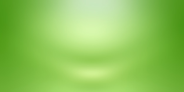 Sala vazia do fundo do estúdio abstrato gradiente verde liso de luxo com espaço para o seu texto e imagem.