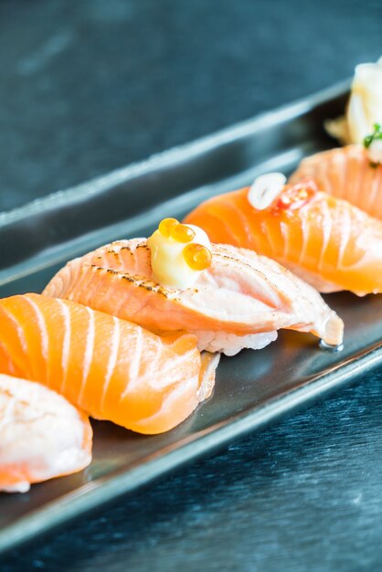 Salmon rolo de sushi