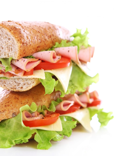 Foto grátis sanduíche fresco e saboroso