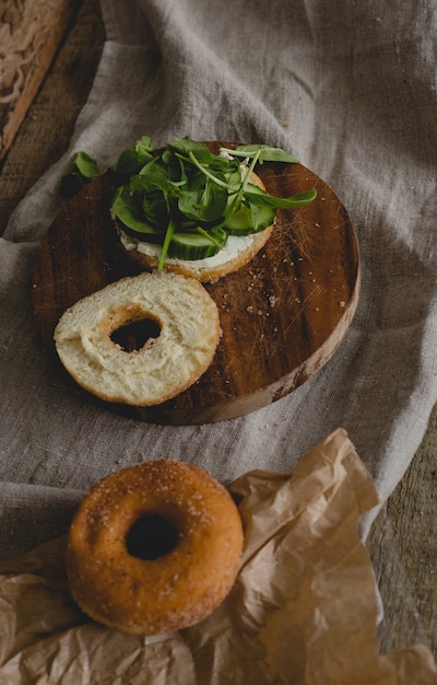 Sanduíches de rosquinha