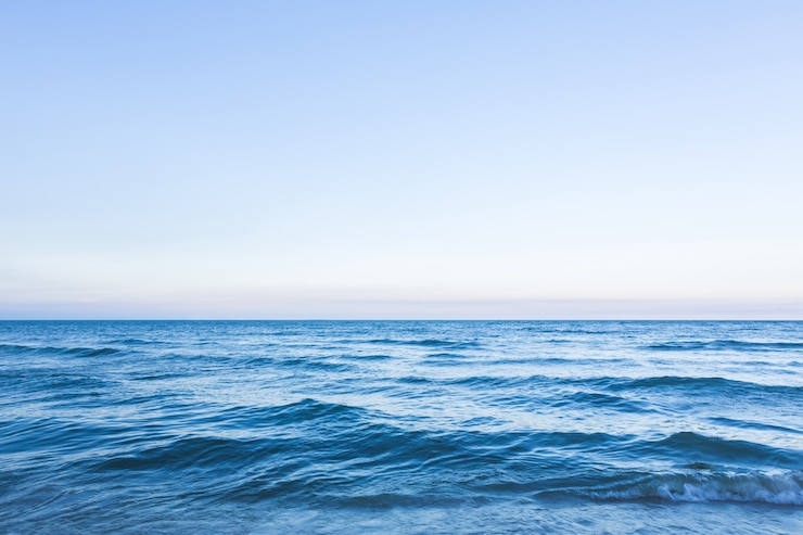 Foto grátis seascape fantástico com ondulações