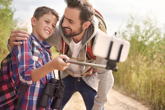 Selfie rápida e podemos ir mais longe