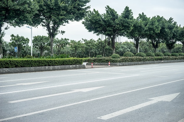 Foto grátis setas para diante na estrada