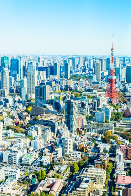 Skyline da cidade de Tóquio